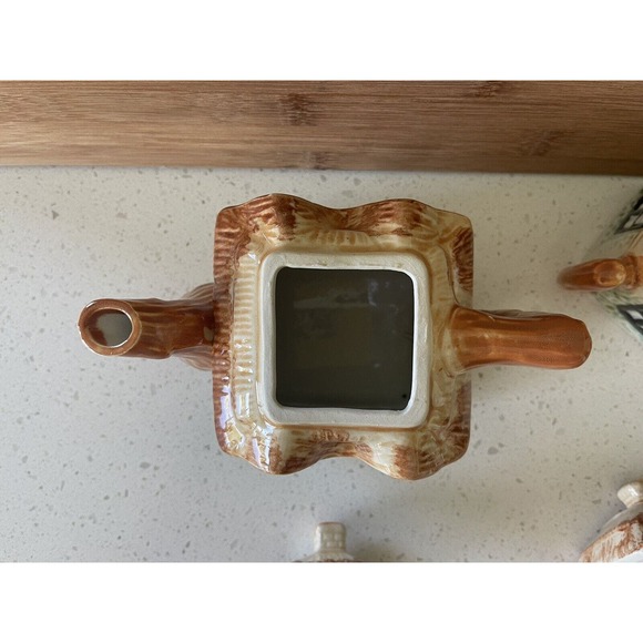 Teapot Creamer Sugar Set Cottage Ware Kensington England Original 1960's‎ - Picture 9 of 13